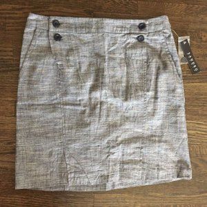 NWT SANDRO STUDIO Deco Buttons Pocket Skirt